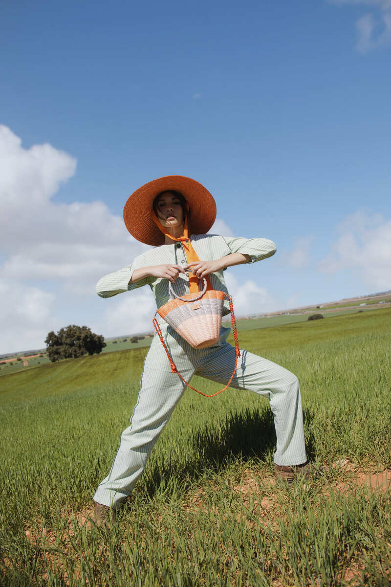 Bolso maxi shelly L tricolor