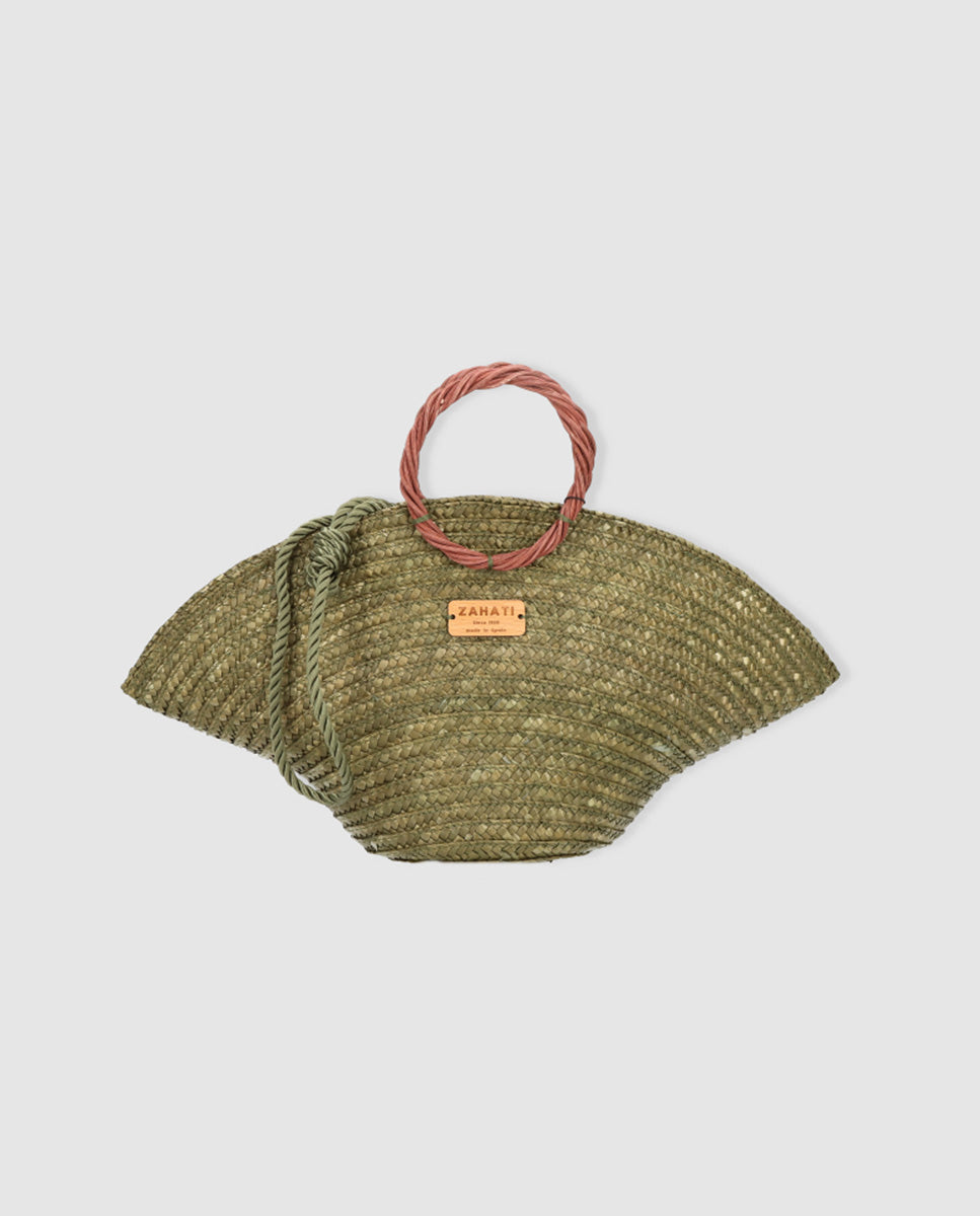 Natural Wheat Straw Mini Hatbag