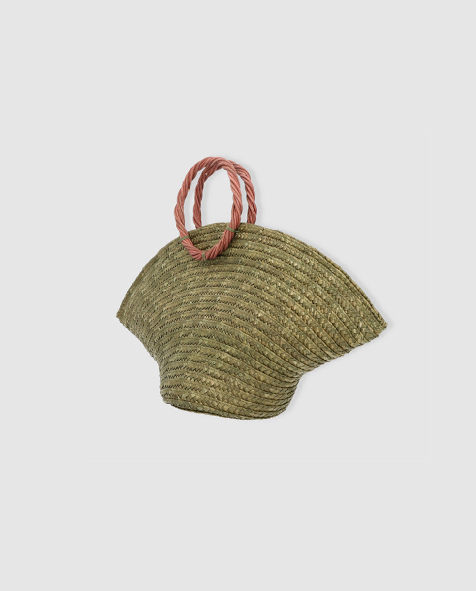 Natural Wheat Straw Mini Hatbag