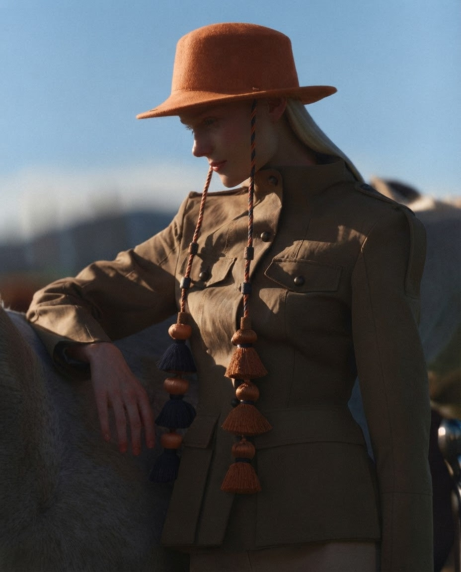 Sombrero Oslo Terracota Pom Pom