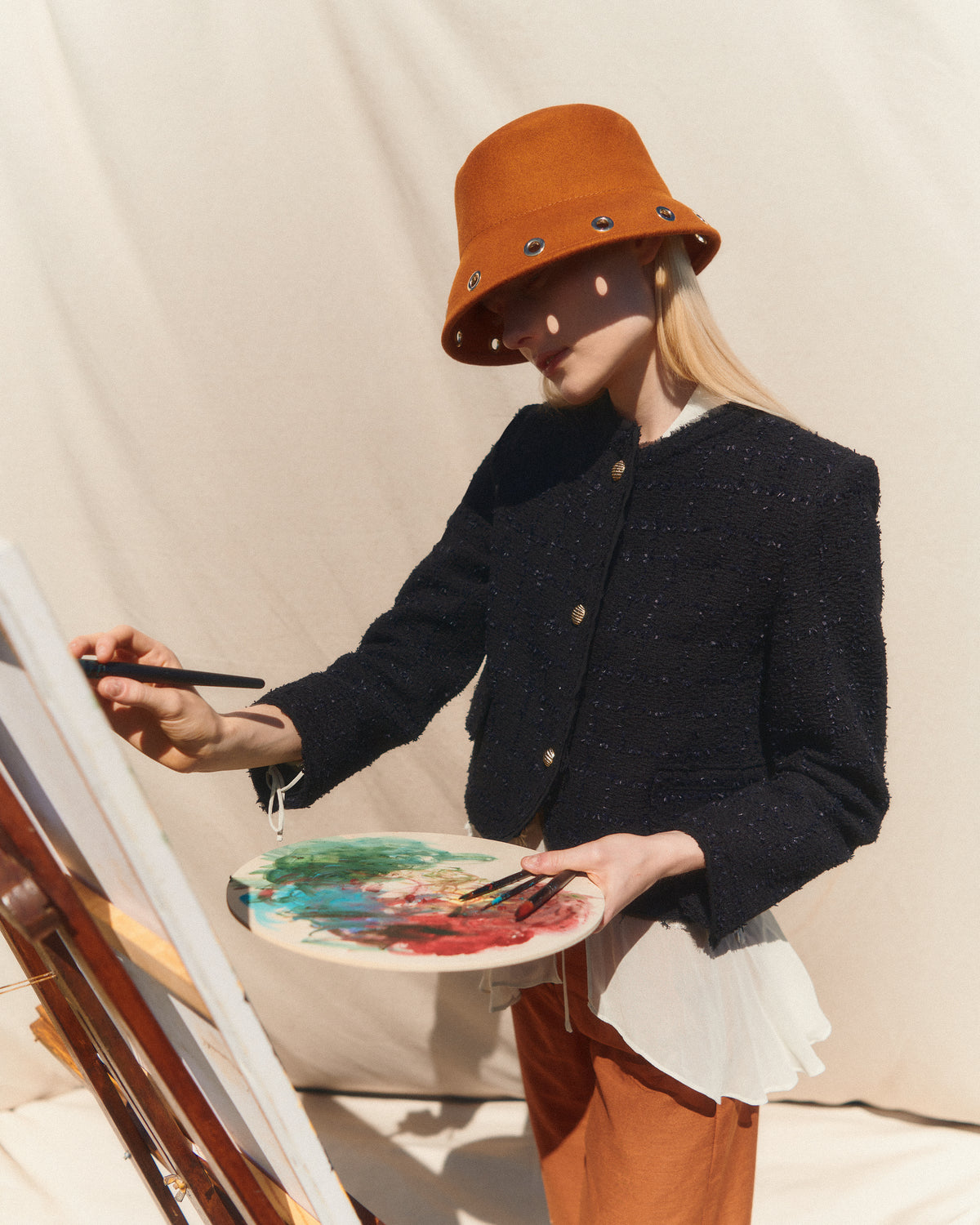 Sombrero Nola Hoop Terracota