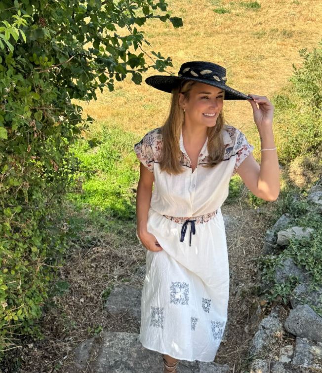 Sombrero Andalusian braid negro-bicolor