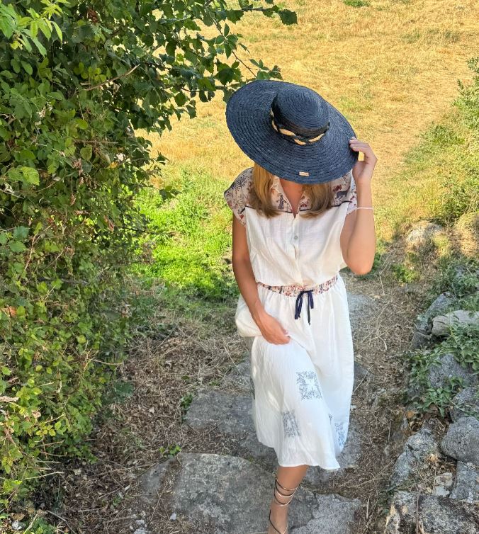 Sombrero Andalusian braid negro-bicolor