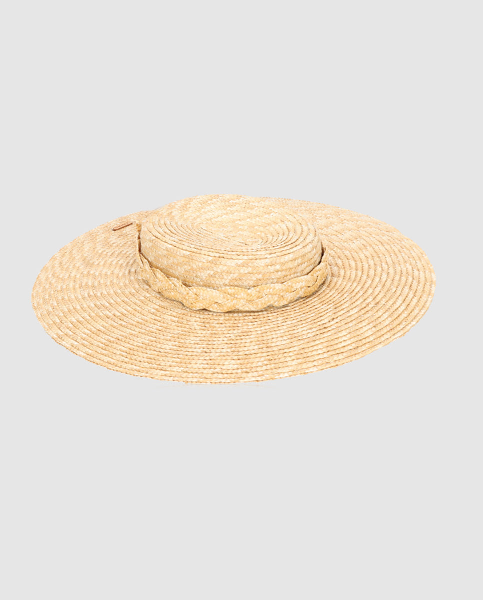 Sombrero Andalusian braid natural-natural
