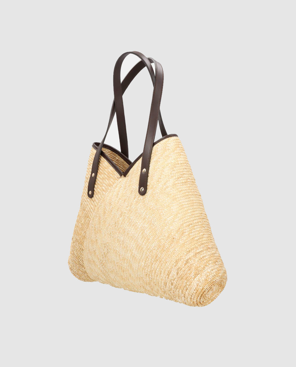 Bolso Tote Maxi Petalo natural
