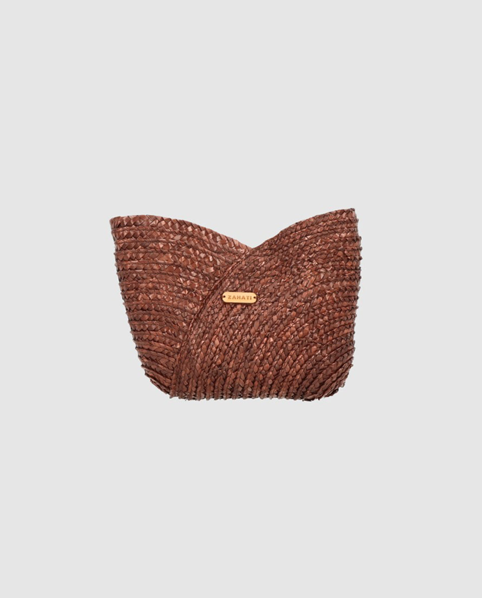 Cartera Petalo Mini  chocolate