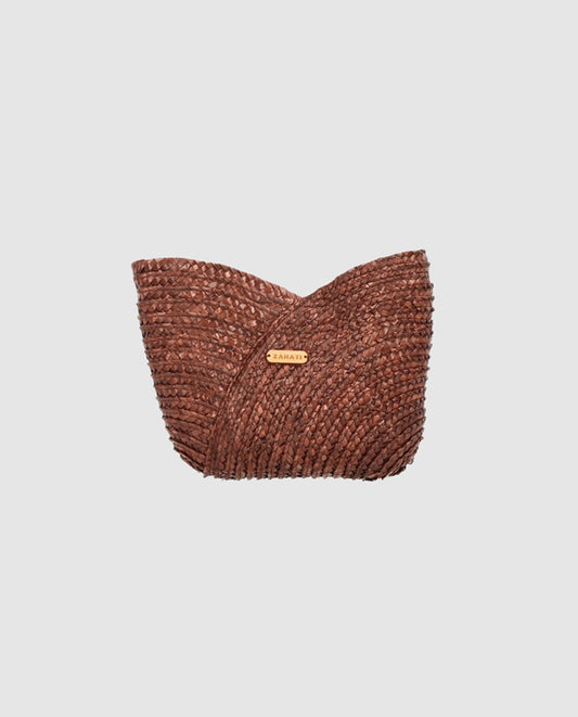 Cartera Petalo Mini  chocolate