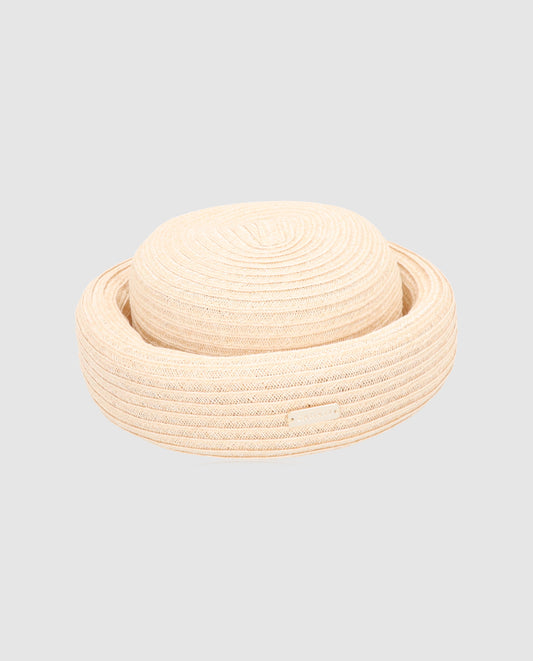 Casquete Holly blanco roto