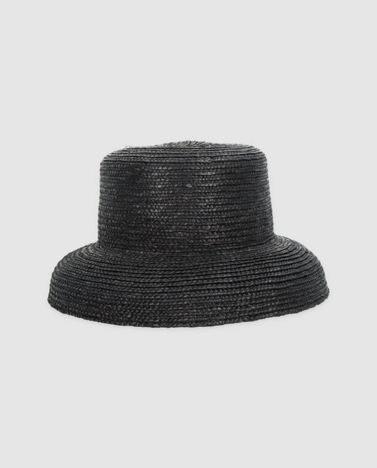 Wheat Straw Curved Cuchi Hat