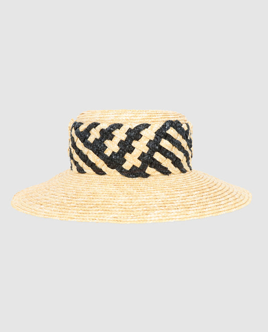 Sombrero Cuchi maxi braid bicolor