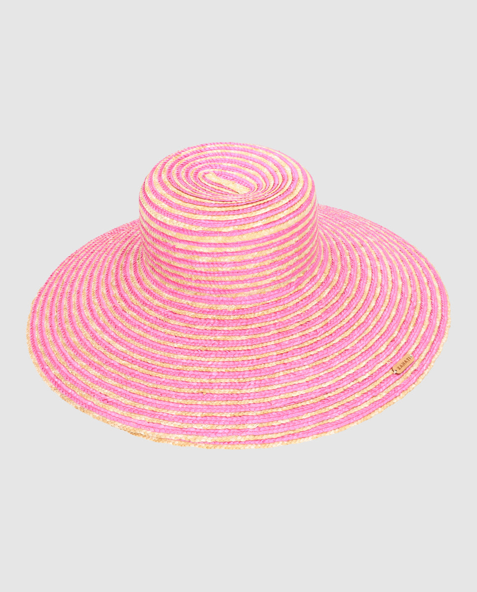 Sombrero Cuchi espiral fucsia