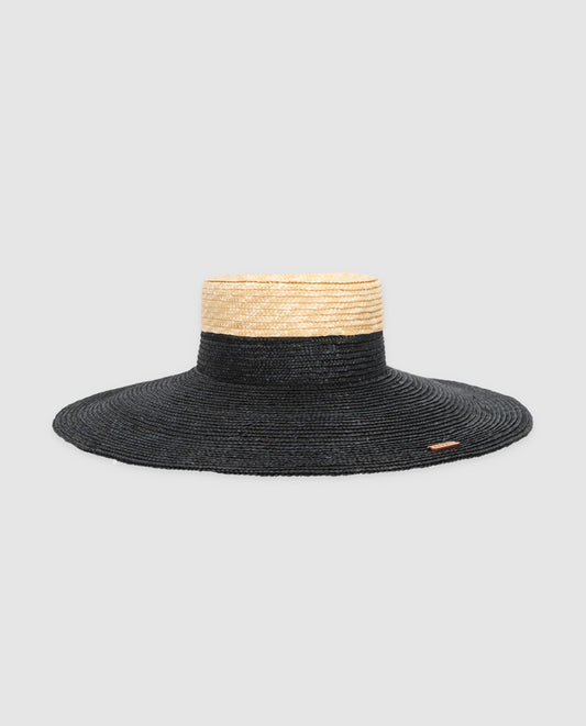 Sombrero Cuchi bicolor negro & natural