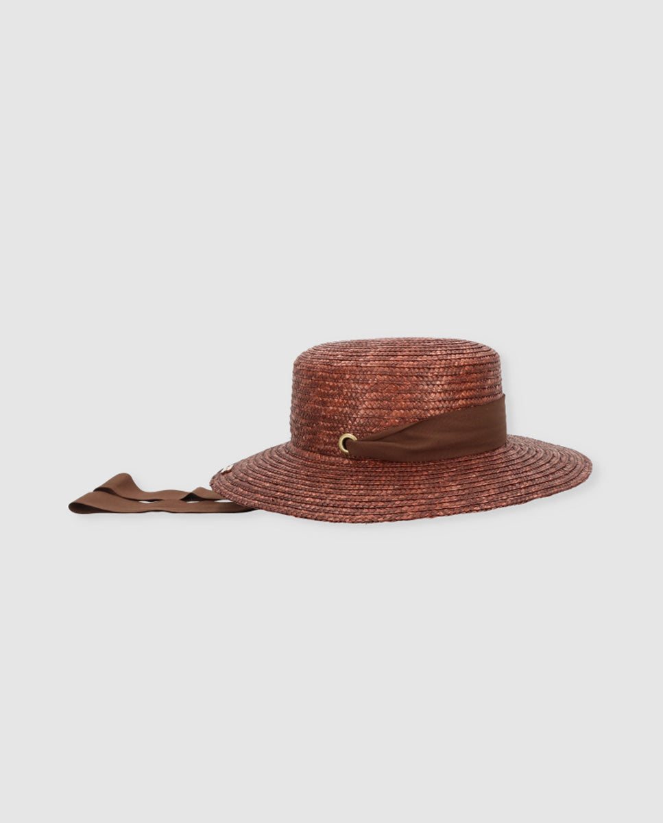 Chapeau Cuchi flow olive avec bord M