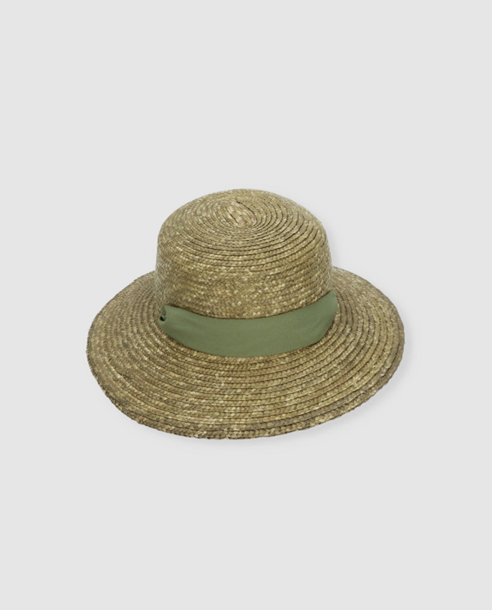 Chapeau Cuchi flow olive avec bord M