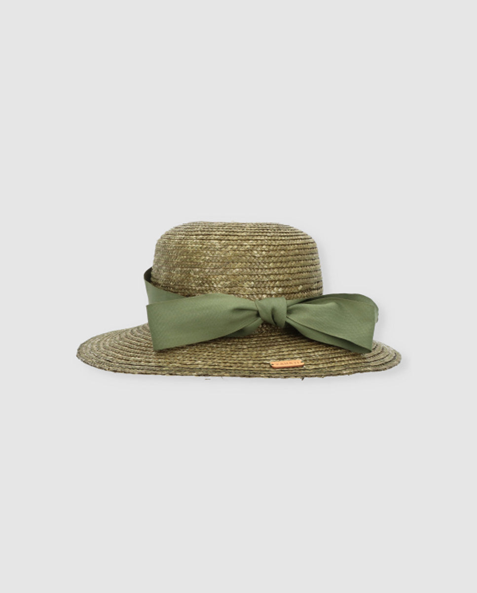 Chapeau Cuchi flow olive avec bord M