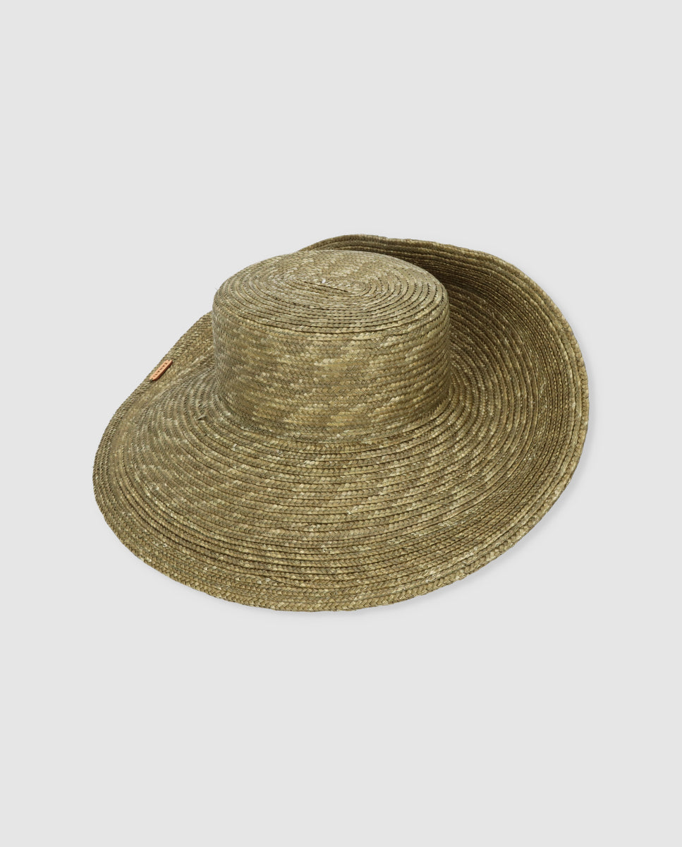 Pamela de paja Cuchi Upbrim oliva ala M