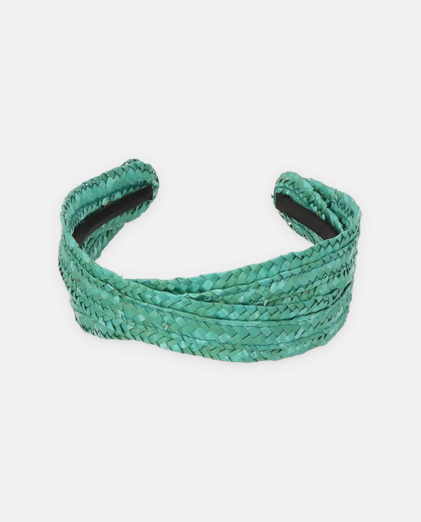 natural straw headband
