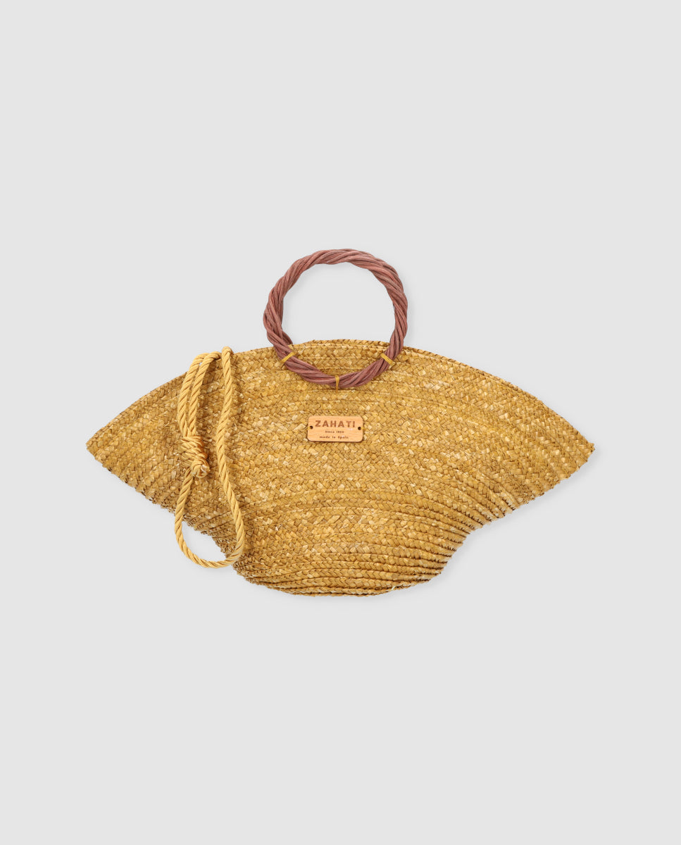 Gold mini hat bag