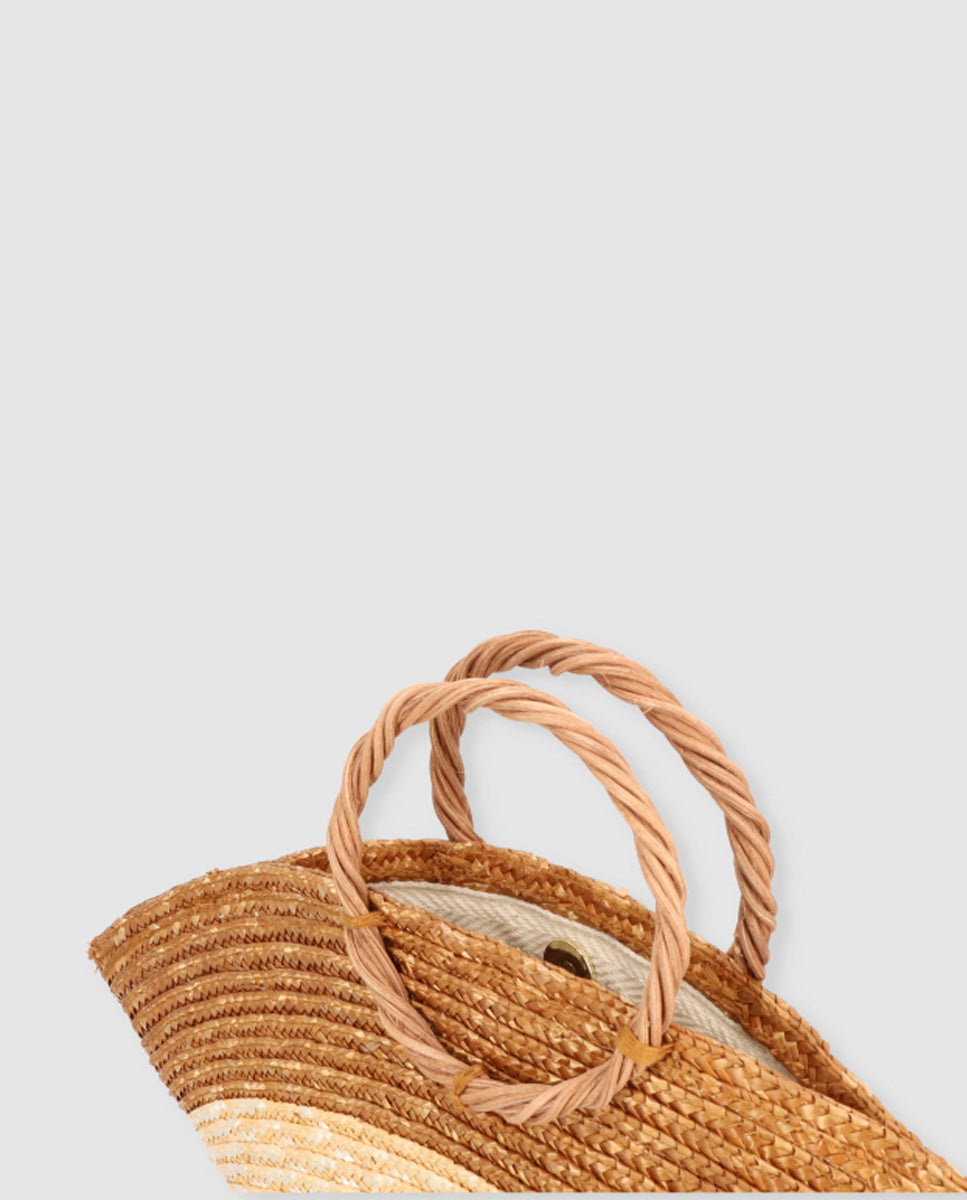 Wheat Straw Mini Hatbag