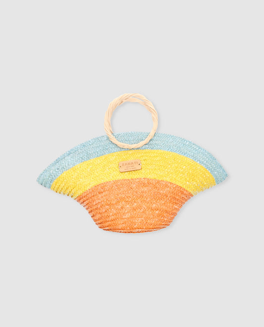 Hatbag Mini Zahati Sun Stripes baby blue