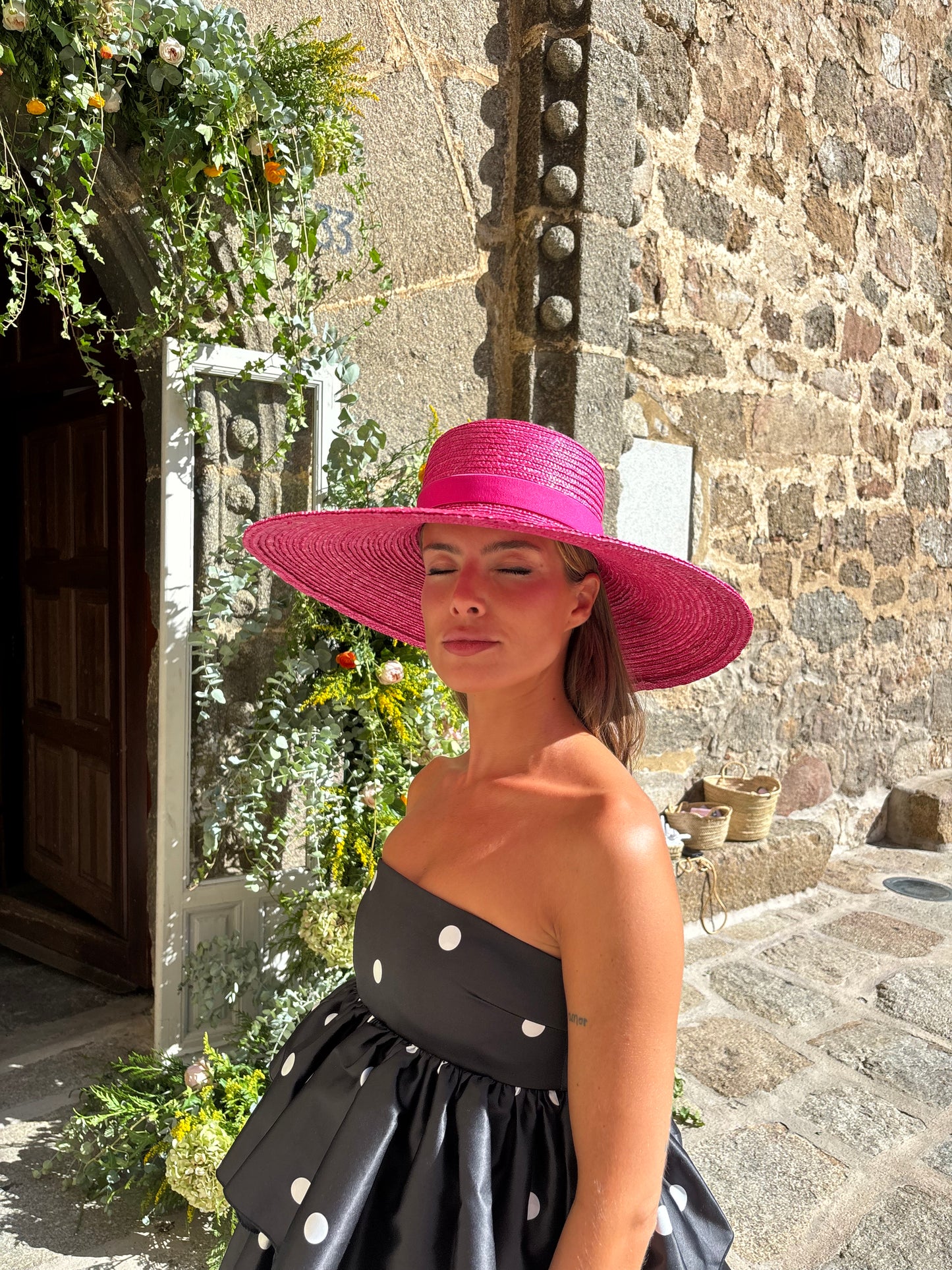 Straw hat Cuchi wing L color