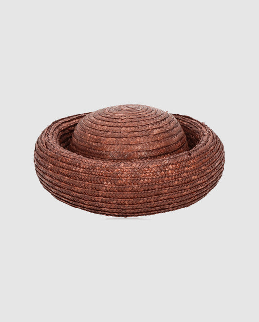 Beetle flow hat two-tone orange-purple-brim M