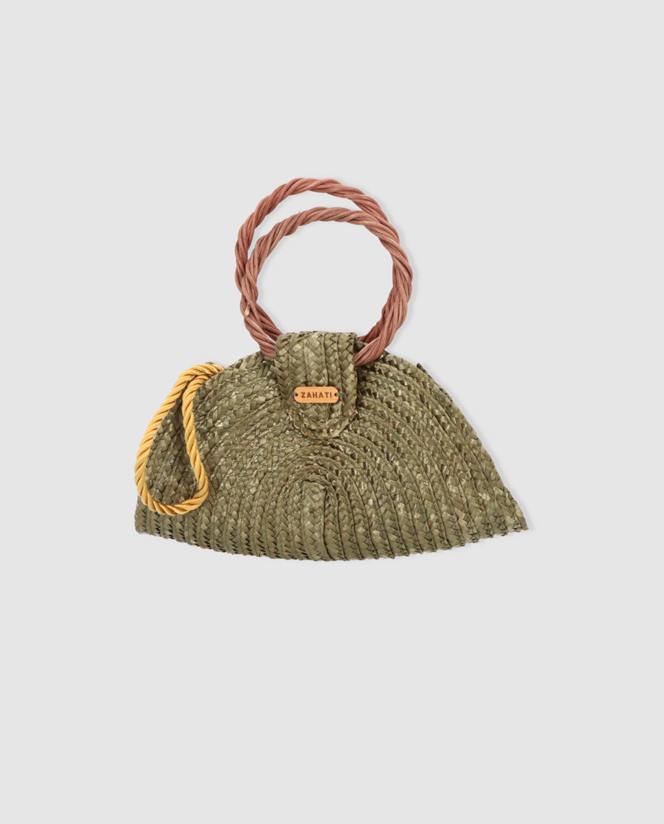 Bolso Moon mini oliva