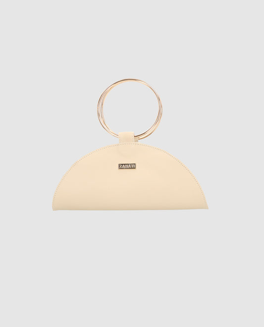 Bolso Moon champagne Mini-piel