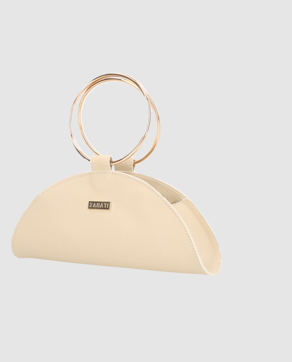 Bolso Moon champagne Mini-piel