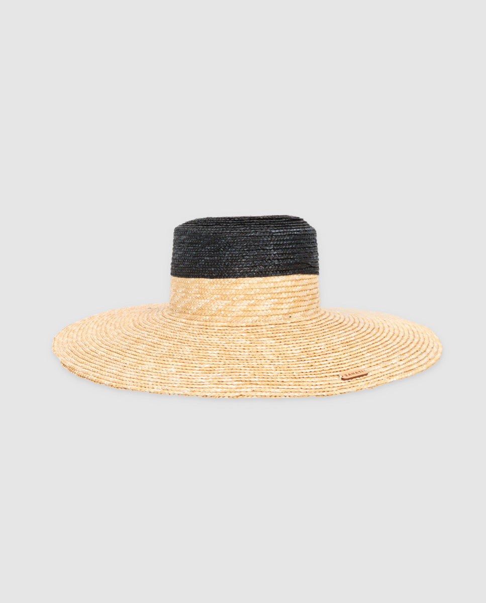 Sombrero Cuchi bicolor natural & negro