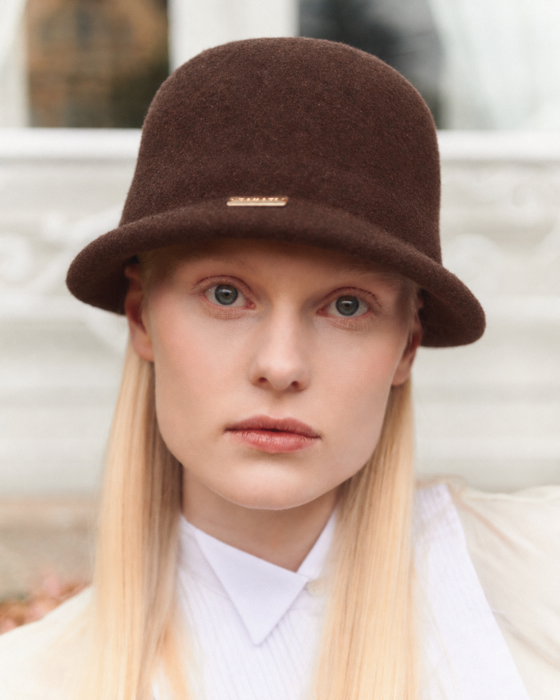 Sombrero Odette marron