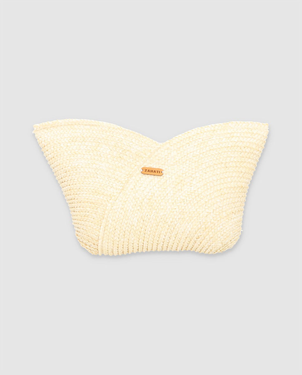 Cartera Petalo M blanco roto