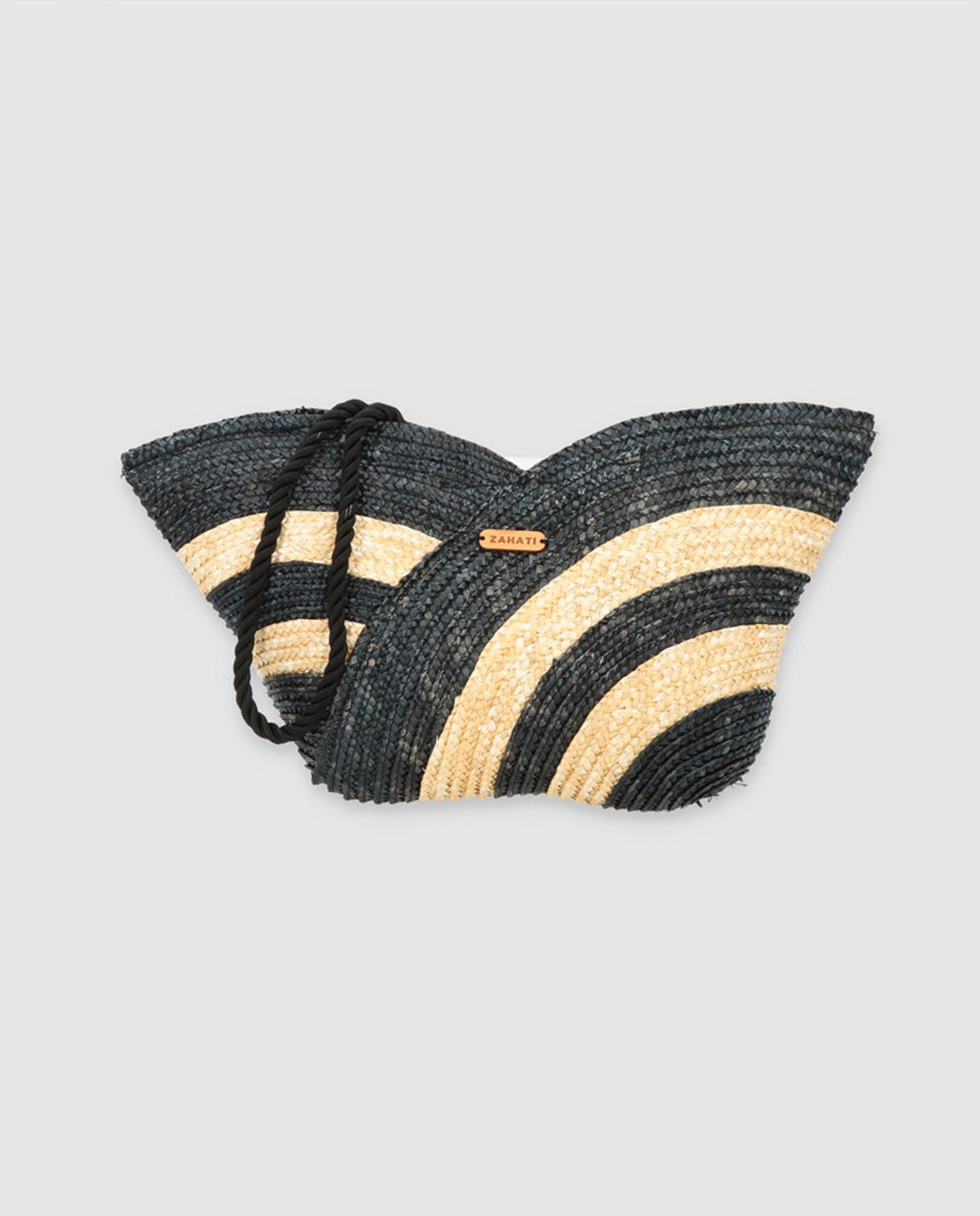 Cartera Petalo Mediana cebra