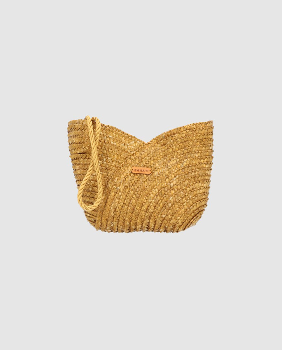 Cartera Petalo Mini  dorado