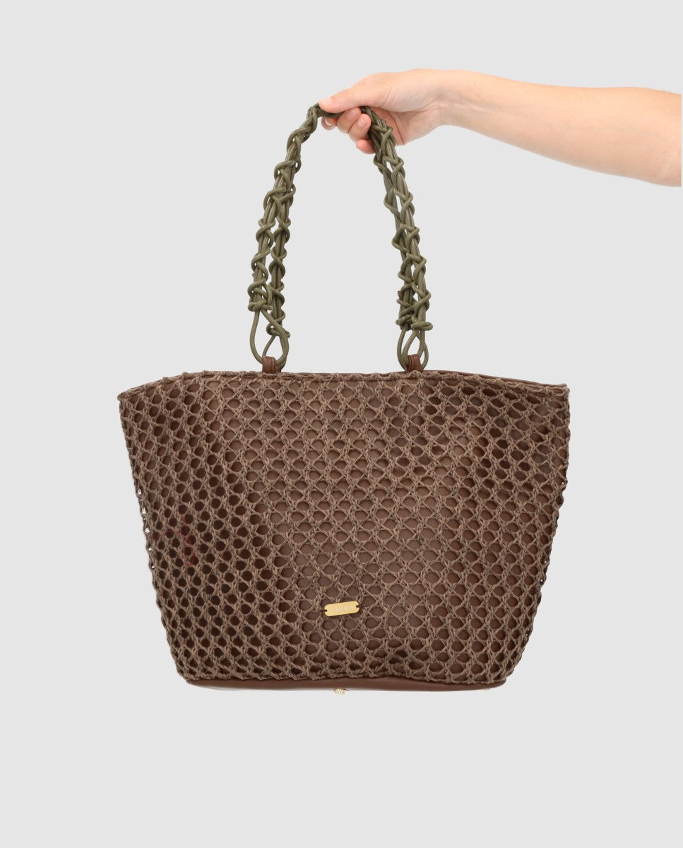 Tote bag chocolate + verde