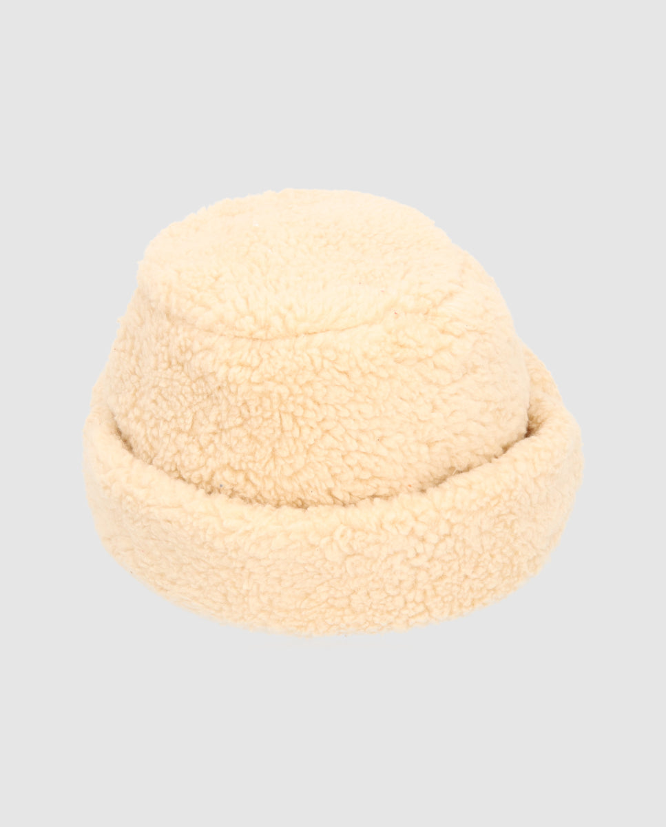 Gorro Blini borreguito beig