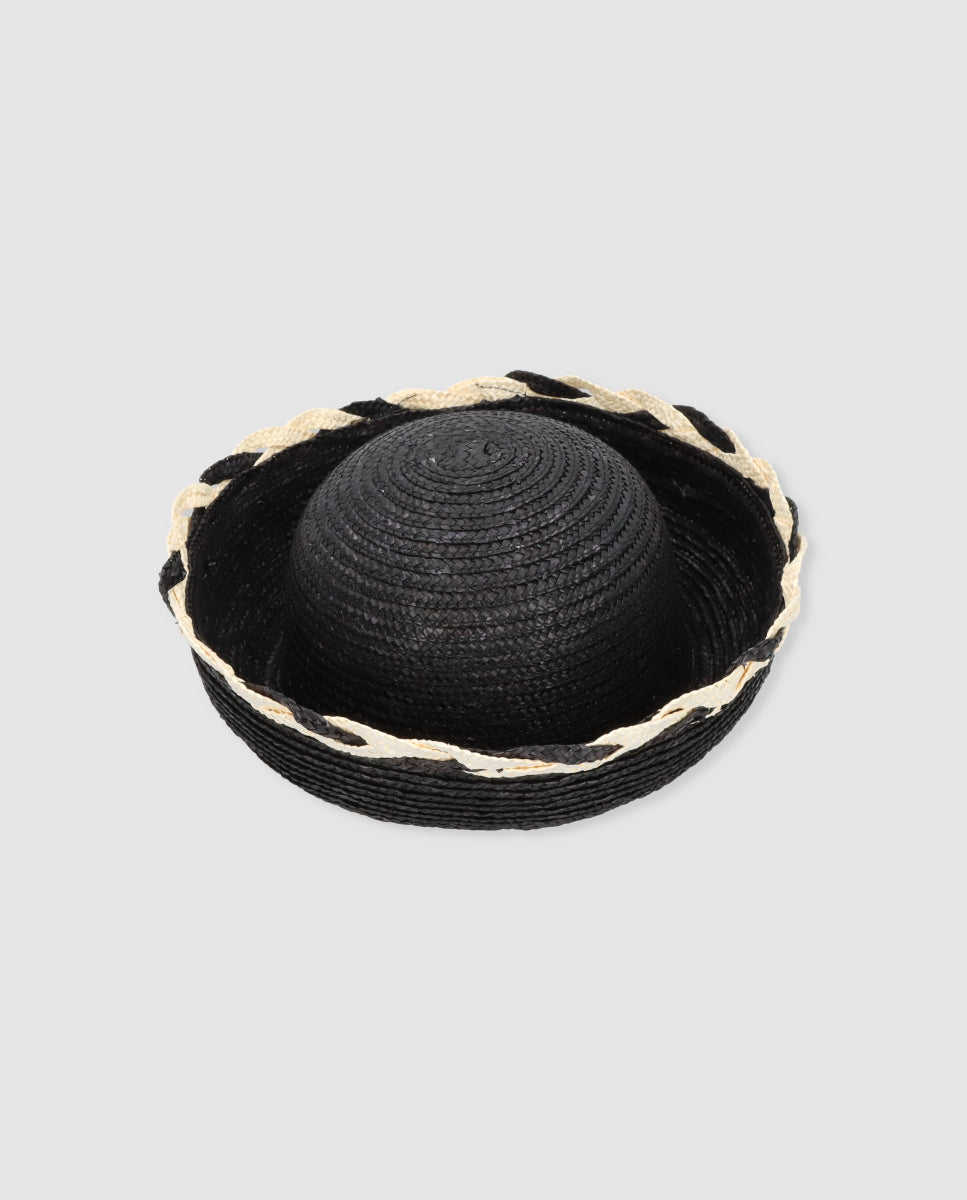 Marinero braid bicolor negro