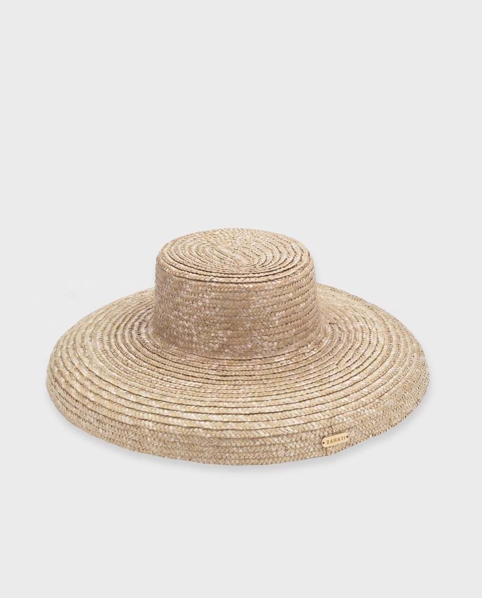 Sombrero de paja Canotier Curvo - ZAHATI