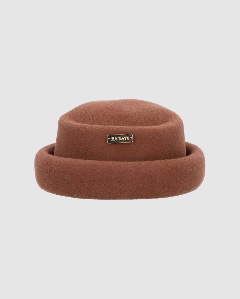 Casquete Nina marron