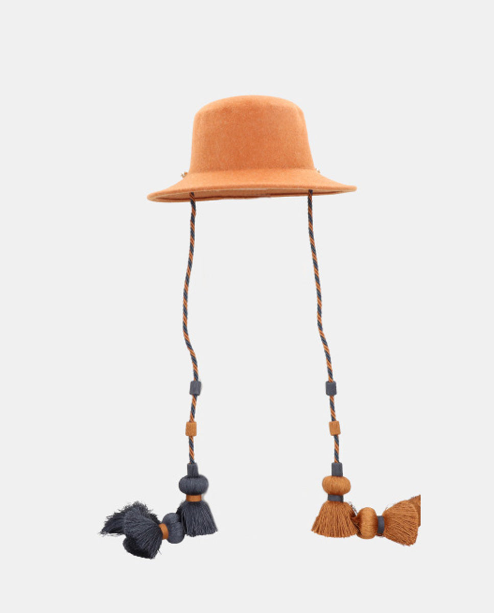 Sombrero Oslo Terracota Pom Pom