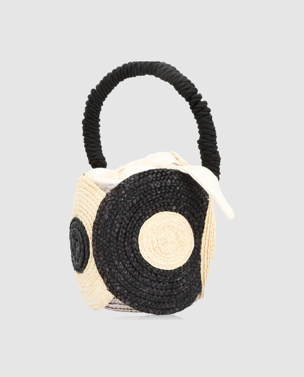 Bolso Yang Zahati Sun Stripes tricolor negro