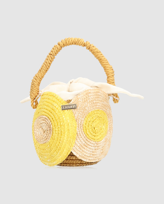 Bolso Yang Zahati Sun Stripes tricolor amarillo