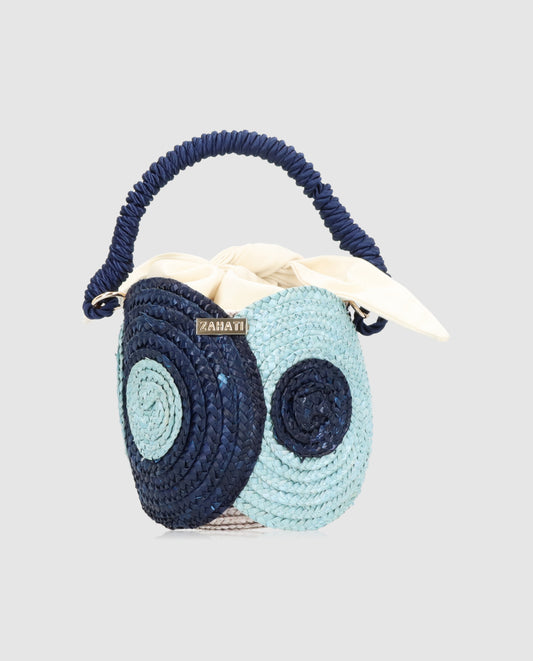 Bolso Yang Zahati Sun Stripes tricolor azul