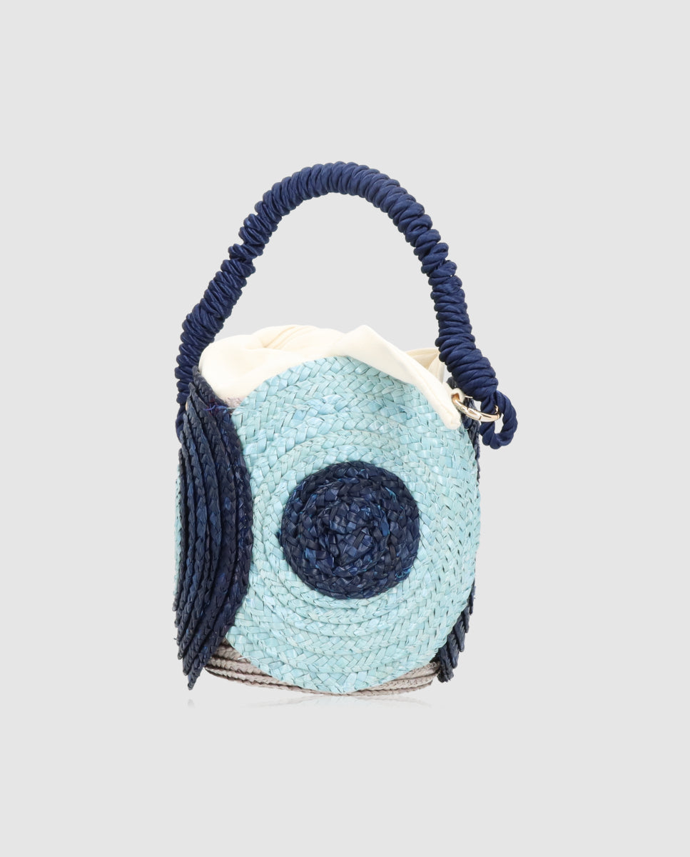 Bolso Yang Zahati Sun Stripes tricolor azul
