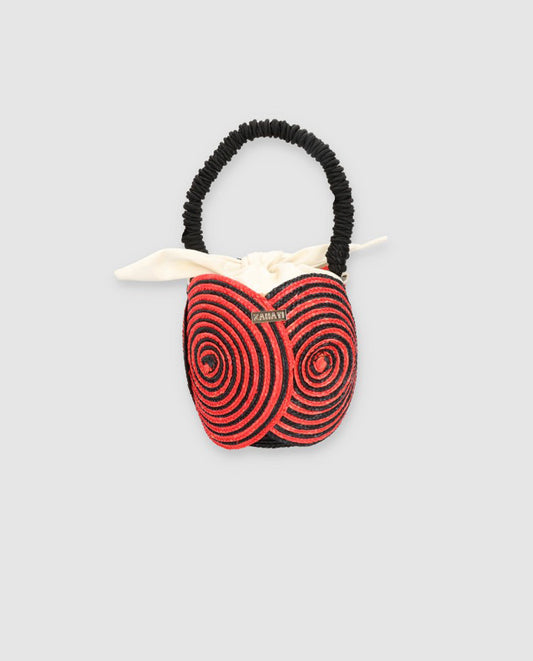 Bolso Yang espiral rojo