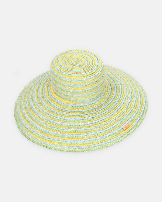 Cuchi spiral pistachio hat with L brim