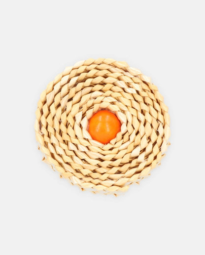 Anillo Spin pin madera naranja - ZAHATI