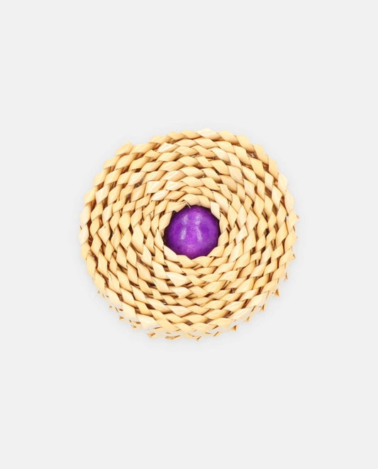 Anillo Spin pin madera violeta - ZAHATI
