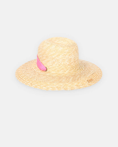 Beetle flow hat natural-pink- M brim