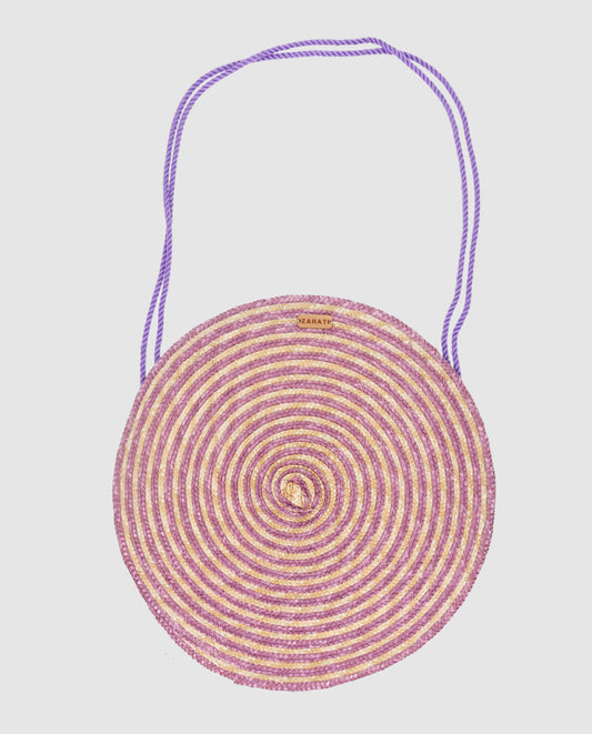 Purple spiral circle